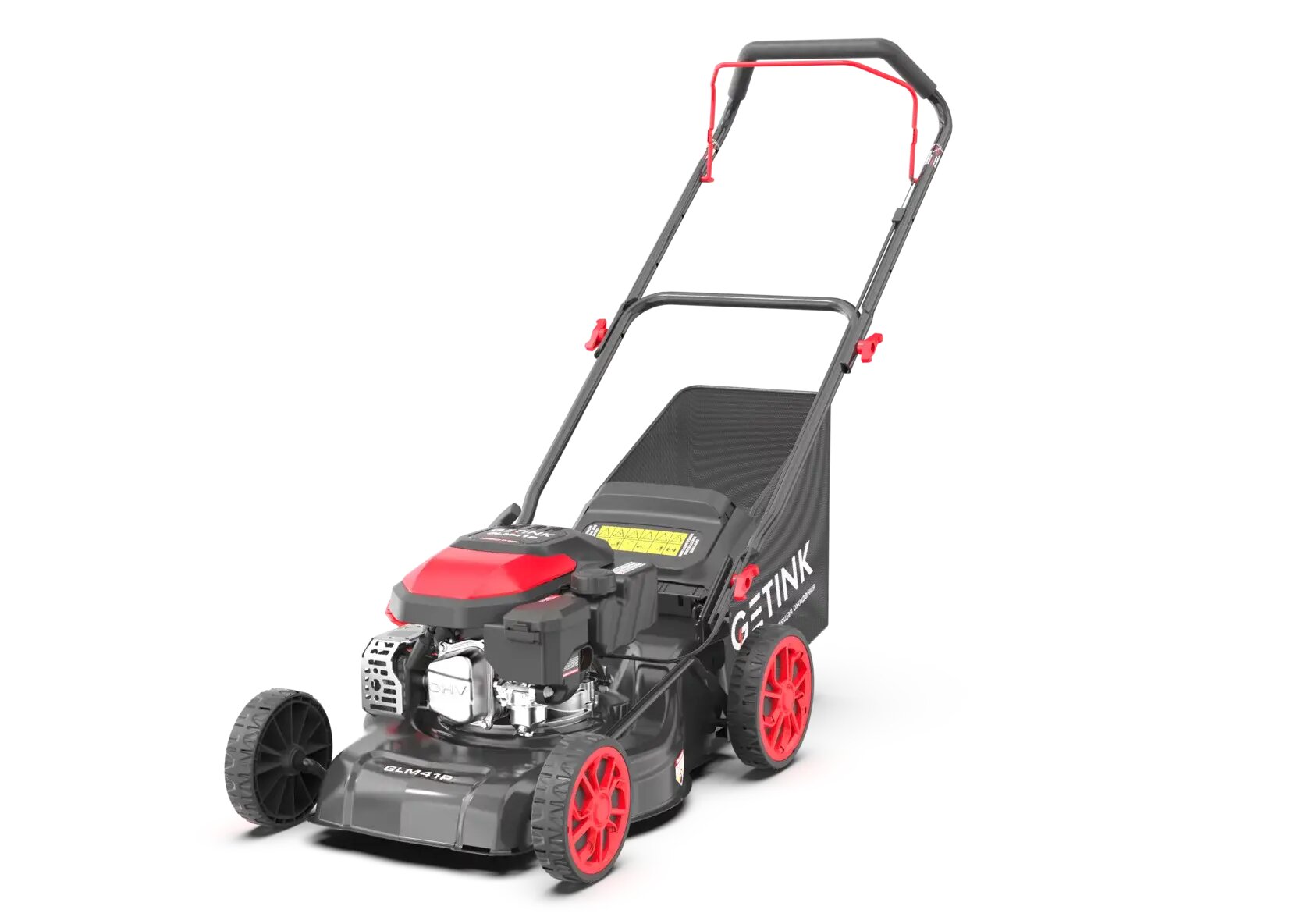 Газонокосилка бензиновая Getink GLM41P (ширина 410 мм мощность 35 л. с.)
