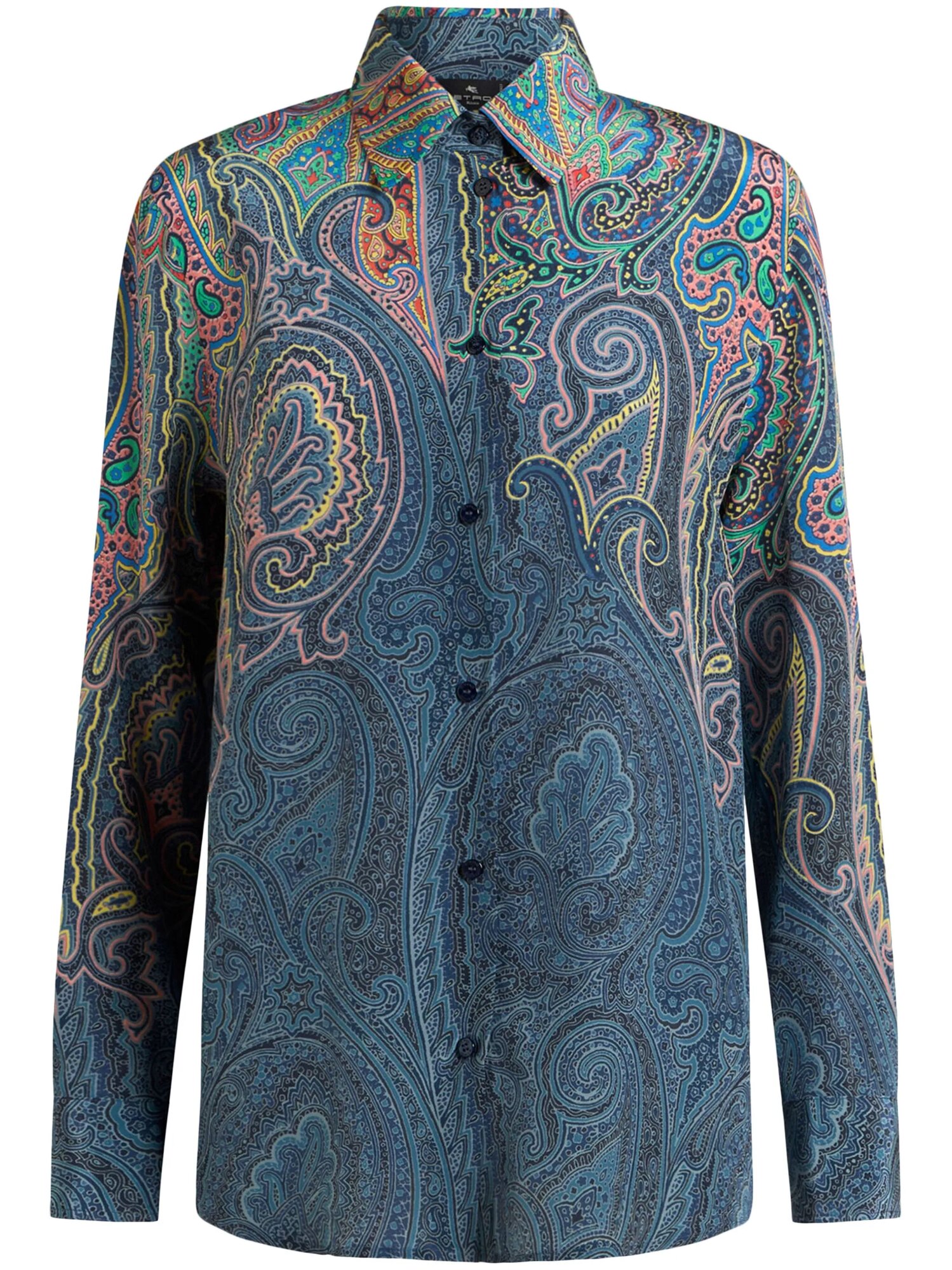 Рубашка ETRO, размер 42 IT, зелeный