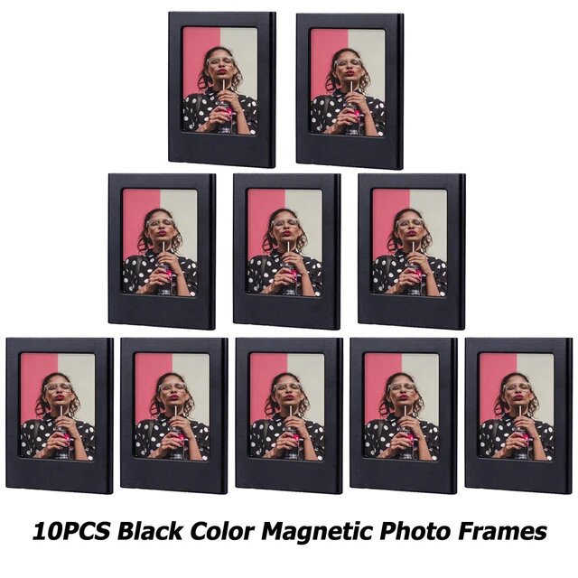 Магнитные фоторамки FUJIFILM для Fujifilm Instax Mini, 10pcs Black