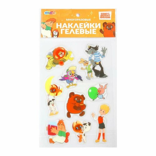 Наклейки гелевые Союзмультфильм MultiArt STICKGEL-122808 605₽