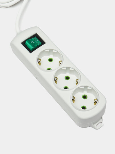 Удлинитель электрический Lezard, розетка, 3 метр пилот — фото 1