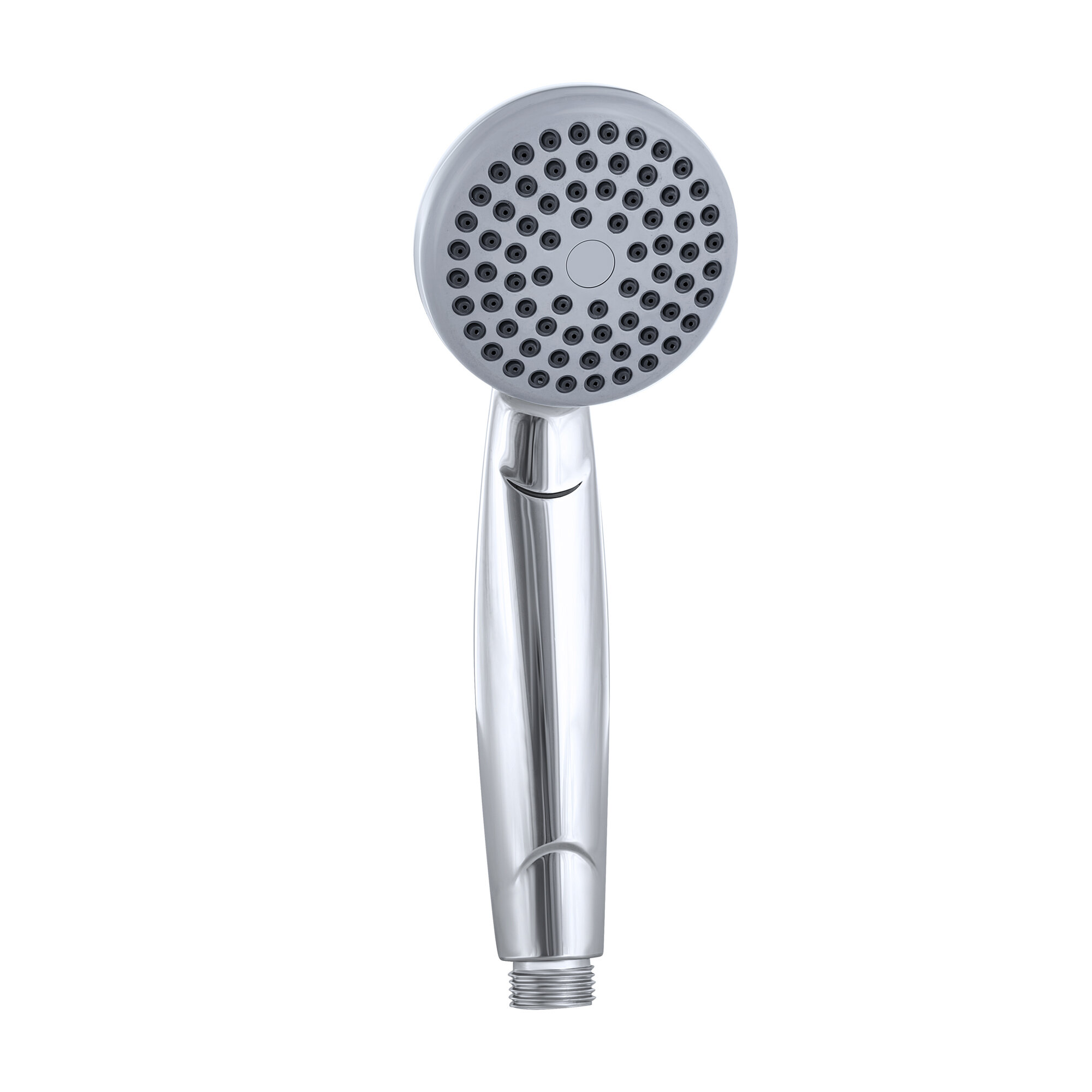 Душевая лейка круглая Славен  диаметр 70 мм  однорежимная  хром