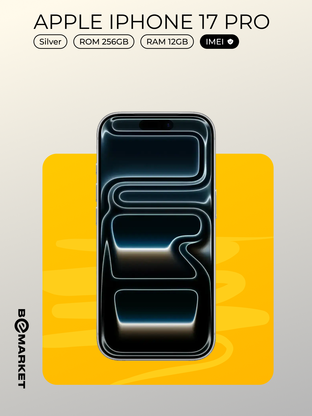 Смартфон Apple Iphone 17 Pro Silver 256 GB (SIM + eSIM) | Официальный IMEI | Гарантия 1 год — фото 1