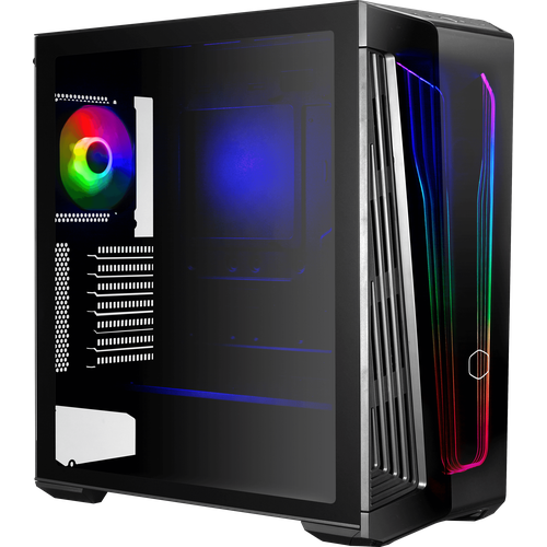 Корпус Cooler Master Masterbox 540, USB3.0x2, USB Cx1, 1x120Fan SickleFlow PWM ARGB, w/o ODD, w/o PSU, Black (MB540-KGNN-S00) cooler master masterbox q500l usb3 0x2 1x120fan black atx w o psu