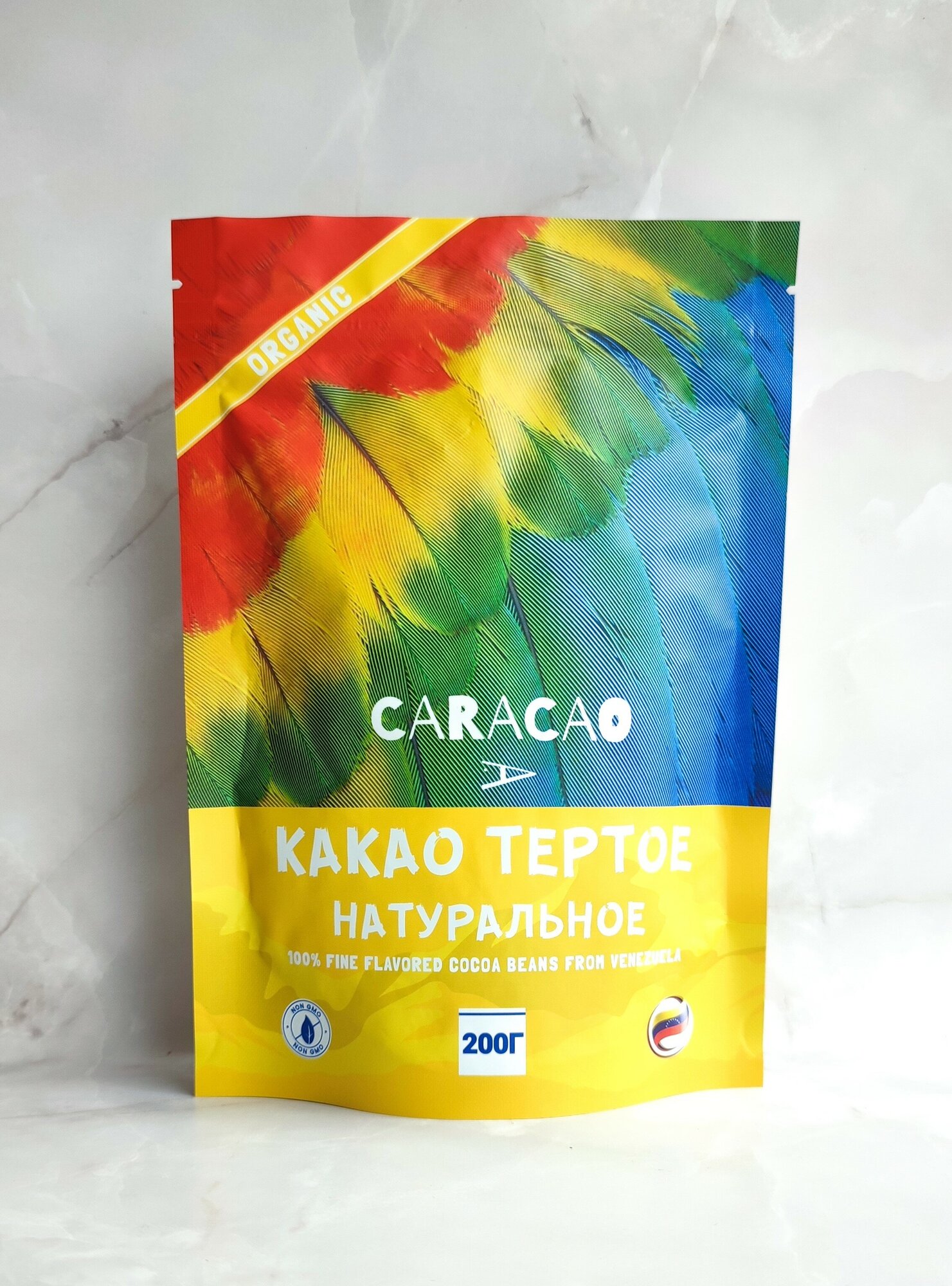 Какао тертое натуральное Fino de Aroma CARACAO (Венесуэла), 500г