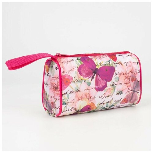 фото Косметичка на молнии, цвет лиловый бако текстиль