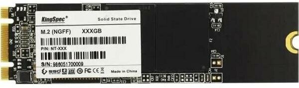 Твердотельный накопитель SSD M.2 512 Gb Kingspec NT-512 Read 570Mb/s Write 450Mb/s 3D NAND