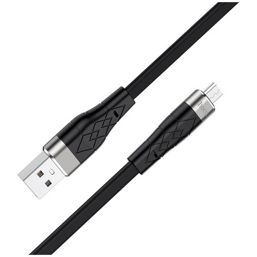 Кабель USB HOCO X53 Angel для Micro USB, 2.4А, 1м, черный usb кабель micro hoco x83 1м черный