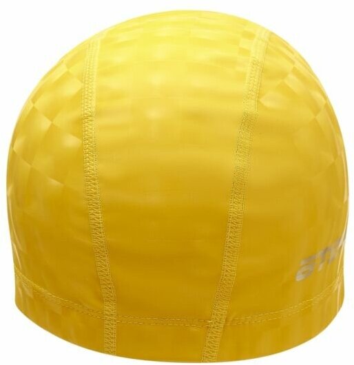 Шапочка для плавания Atemi ткань с покрытием желтый - фото №3