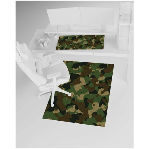 Коврик для мыши и коврик под кресло подарок военный