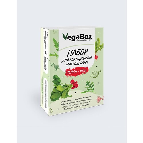 Набор Vegebox для выращивания микрозелени - Горчица
