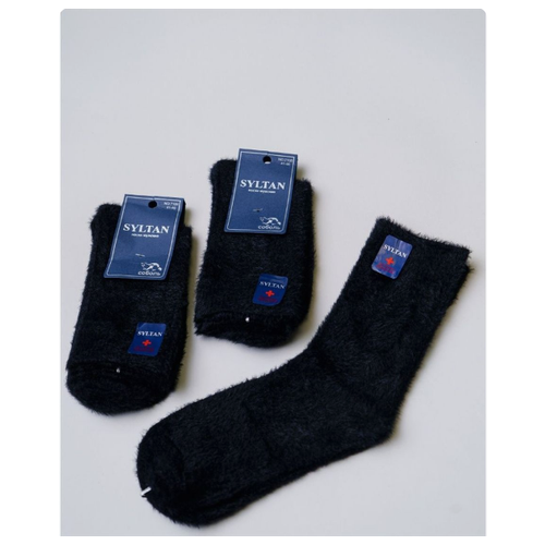 фото Мужские носки "syltan" 7108 утепленные из кашемира соболя 2 пары, 41-46 размеры