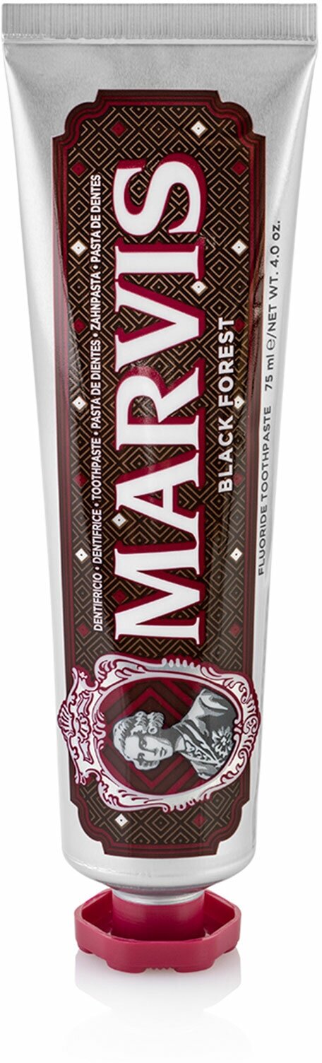 Зубная паста Marvis "Black Forest", для десен, вишня в шоколаде, 75мл