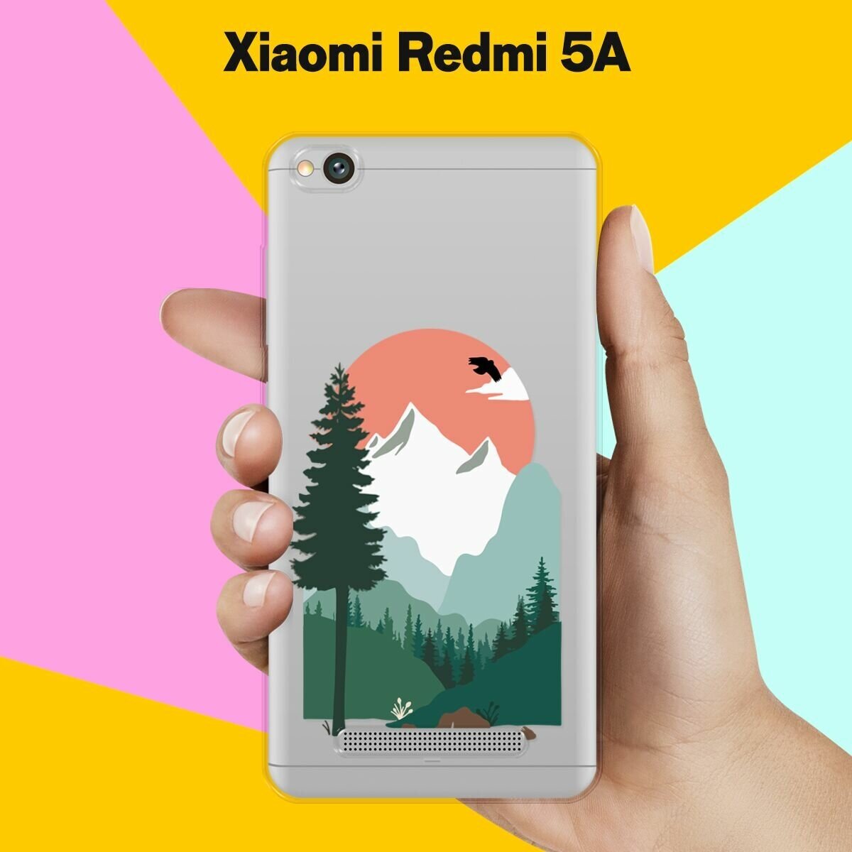 Силиконовый чехол на Xiaomi Redmi 5A Горы / для Сяоми Редми 5А