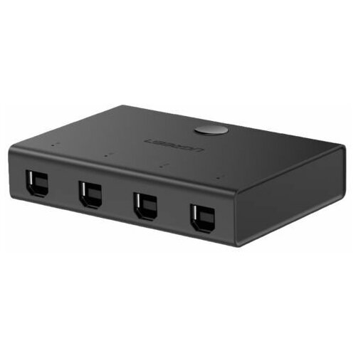 Сплиттер UGREEN US158 (30346) USB 2.0 Sharing S Witch 4x1. Цвет: черный разъем ugreen av203 rca 60381 4 шт черный