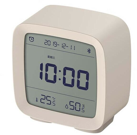 Часы Xiaomi ClearGrass Bluetooth Thermometer Alarm Clock CGD1 White