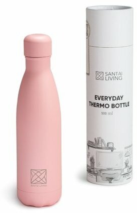 Термобутылка для воды «Everyday», 500 мл, светло-розовая