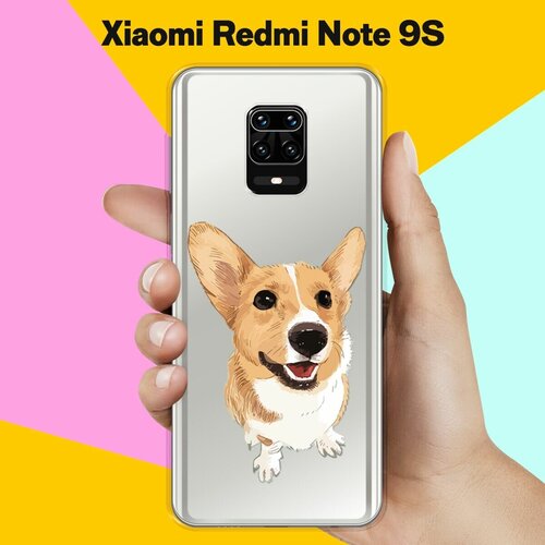 Силиконовый чехол Хороший корги на Xiaomi Redmi Note 9S силиконовый чехол корги узором на xiaomi redmi note 9s