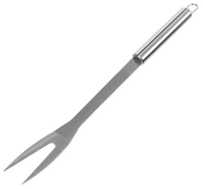 Набор для барбекю: вилка, щипцы, лопатка, нож, кисточка, р. 38,5 см - фотография № 6