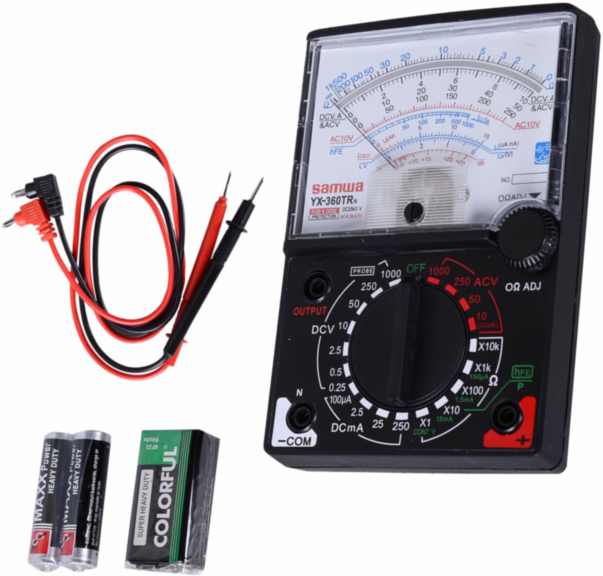 Мультиметр тестер напряжения до 750 В до 10 А до 20 МОм прибор для измерения напряжения
