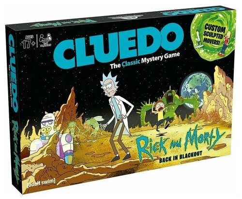 Настольная игра CLUEDO Рик и Морти/Rick and Morty Cluedo Mystery