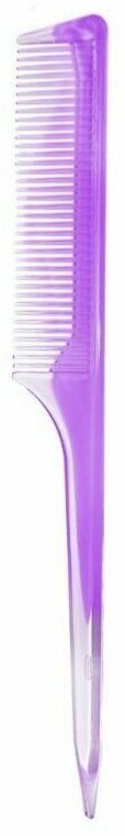 STUDIO STYLE Расческа для волос с острой ручкой узкая, фиолетовая