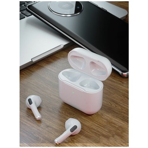 Наушники беспроводные PRO 4 для телефона Сенсорные блютуз наушники с шумоподавлением микрофоном 59200₽