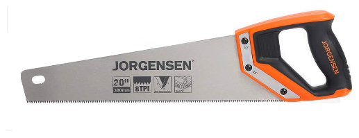 Ножовка по дереву 500 мм, 8TPI , трёхгран. заточка Pony Jorgensen 70604