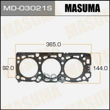 Прокладка Головки Блока "Masuma" Md-03021S 6G72 Md145826 Masuma арт. MD-03021S