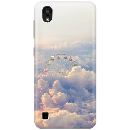 фото Re:pa накладка transparent для zte blade a5 (2019) с принтом "колесо обозрения в облаках"