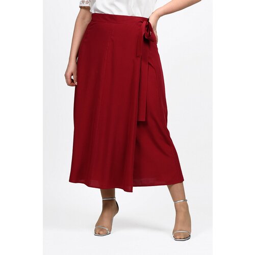 Юбка SVESTA, размер 56, красный летняя длинная однотонная юбка а силуэта с высокой талией женские повседневные пляжные юбки женские юбки в стиле бохо с эластичной талией