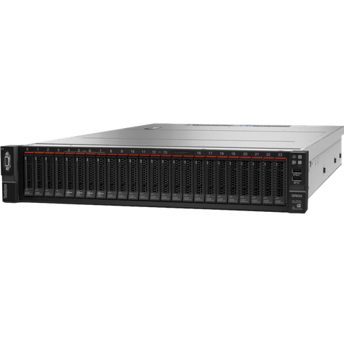 Серверный ThinkSystem 5350-8i, 2x1100W, 4210R 10C, RAM 2x32GB, SSD 2x240GB, NET 2x1GbE