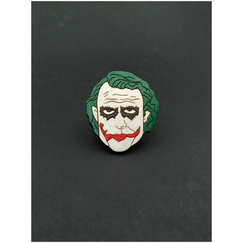 фото Джокер, джокер и бэтмен, значок деревянный, брошь на одежду, значок на рюкзак нет бренда