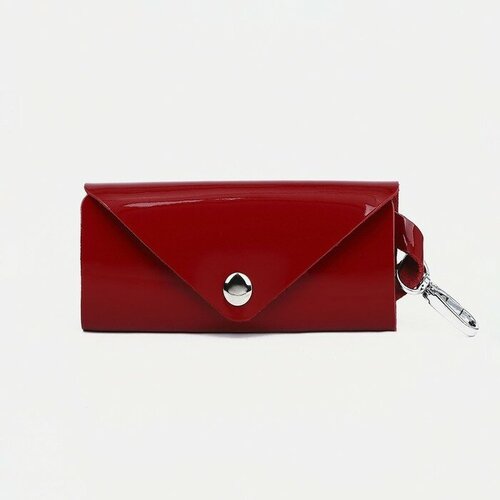 Ключница длина 11 см отдел на кнопке 7 карабинов цвет красный 458₽