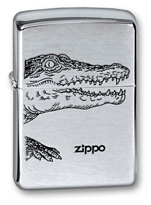 Зажигалка ZIPPO Alligator арт. 200 ALLIGATOR - фотография № 1