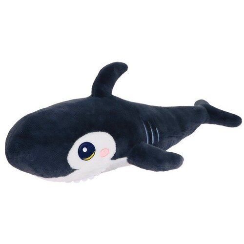 Мягкая игрушка «Акула», цвет тёмно-серый, 120 см мягкая игрушка медуза монстирик цвет тёмно синий 12 см