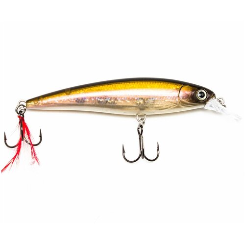 фото Воблер kyoda luck minnow-100su, длина 10 см, вес 15 гр, цвет p296, заглубление 1,0-1,2 м.