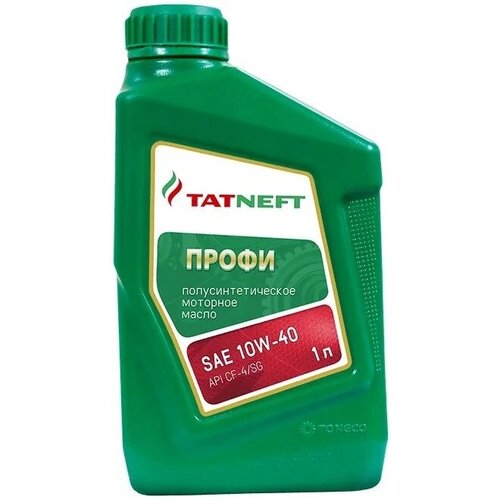 Моторное масло Tatneft Профи 10W-40 полусинтетическое 1 л