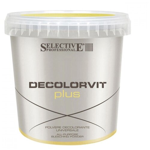 Selective Professional Обеспечивающая пудра Decolorvit Plus, 500 мл, 500 г selective универсальное обесцвечивающее средство decolor vit plus 24 30 мл