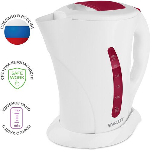 Электрочайник Scarlett SC-EK14E08 белый 122900₽