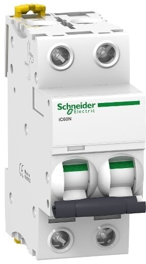 Выключатель автоматический модульный 2п C 25А 6кА Acti9 iC60N Schneider Electric A9F79225