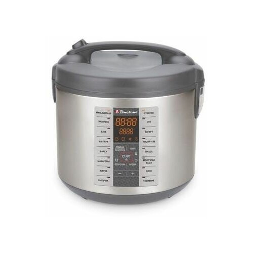 Мультиварка BINATONE MCE 5043 1020 Вт 5 л серебристыйчерный 560100₽