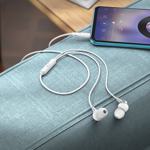 Наушники проводные HOCO M98 микрофон серый 31500₽