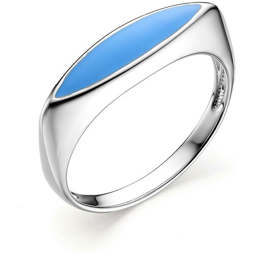 фото Алькор кольцо с эмалью из серебра 01-0817-эм32-00, размер 18