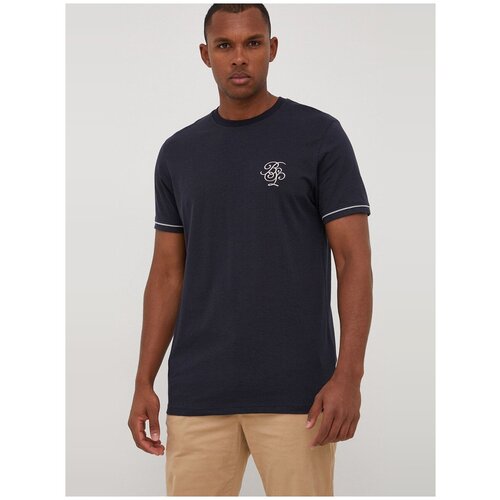 футболка для мужчин, Brave Soul, модель: MTS-69CLADWELLB, цвет: синий, размер: S