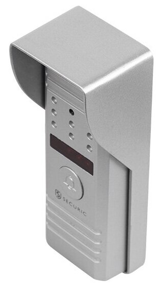 Вызывная панель видеодомофона SECURIC АС-314 с цветной камерой, обзор 90 градусов, ИК 2 м - фотография № 1