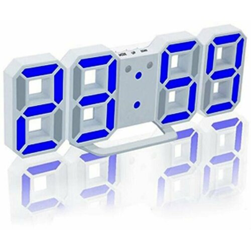 Настенные, настольные, электронные часы будильник, с календарем и термометром.