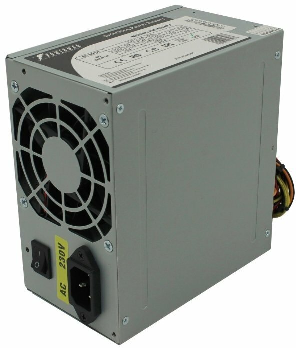 Блок питания Powerman Блок питания 400Вт Powerman PM-400ATX 6135210, ATX12V V2.2 (20/24+4/8+6pin, вентилятор d80мм) (oem)
