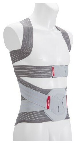 Ортопедический корсет грудо-поясничный Dorso Direxa Posture 50R59, серый p.M