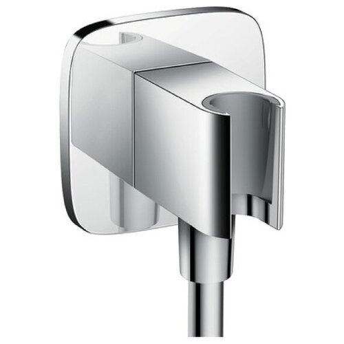 фото Шланговое подключение hansgrohe fixfit porter e 26485000 держатель для душа